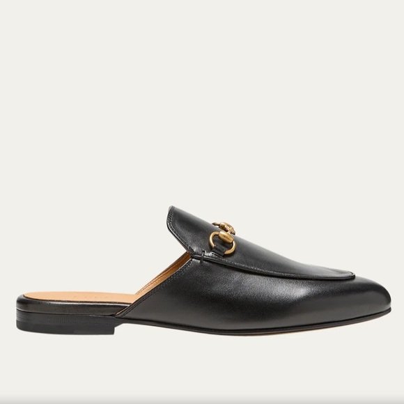 Black Gucci Princeton Mules in Excellent Condition with Dust Bags - Picture 1 of 12